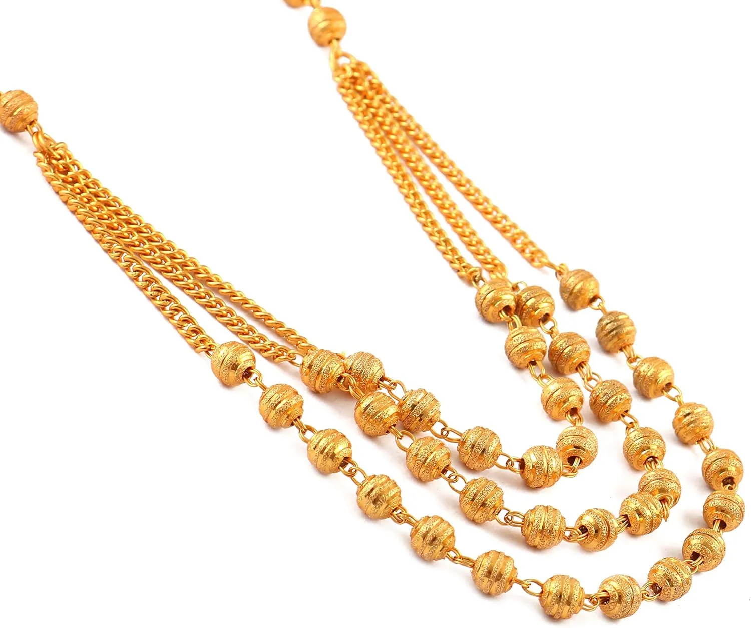 Jewar ad Necklace Indian Gold Plated Designer Layered Fashion Handcrafted Traditional Bollywood Royal Jewelry for Women