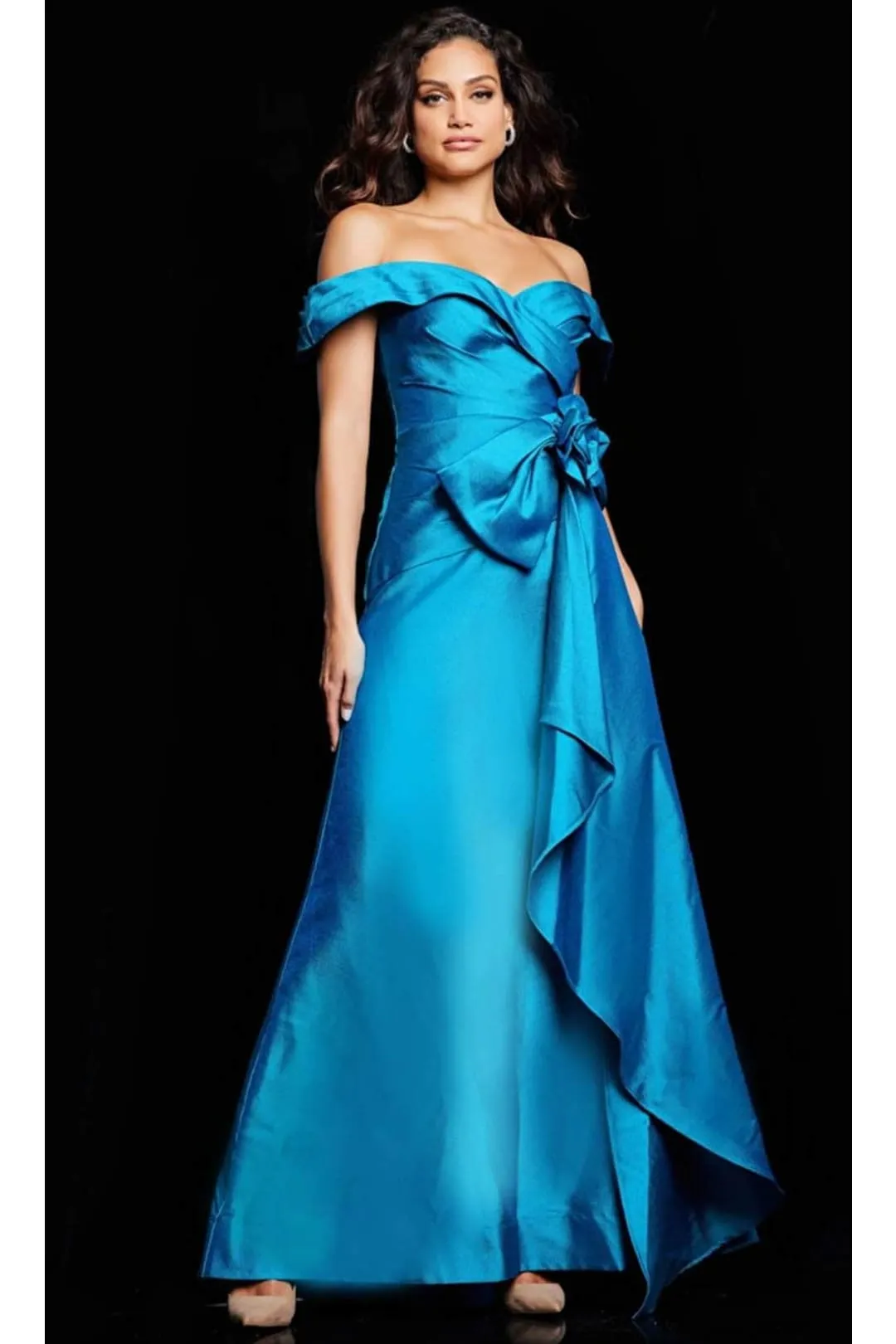 Jovani - 06774 Collared Modest Evening Dress