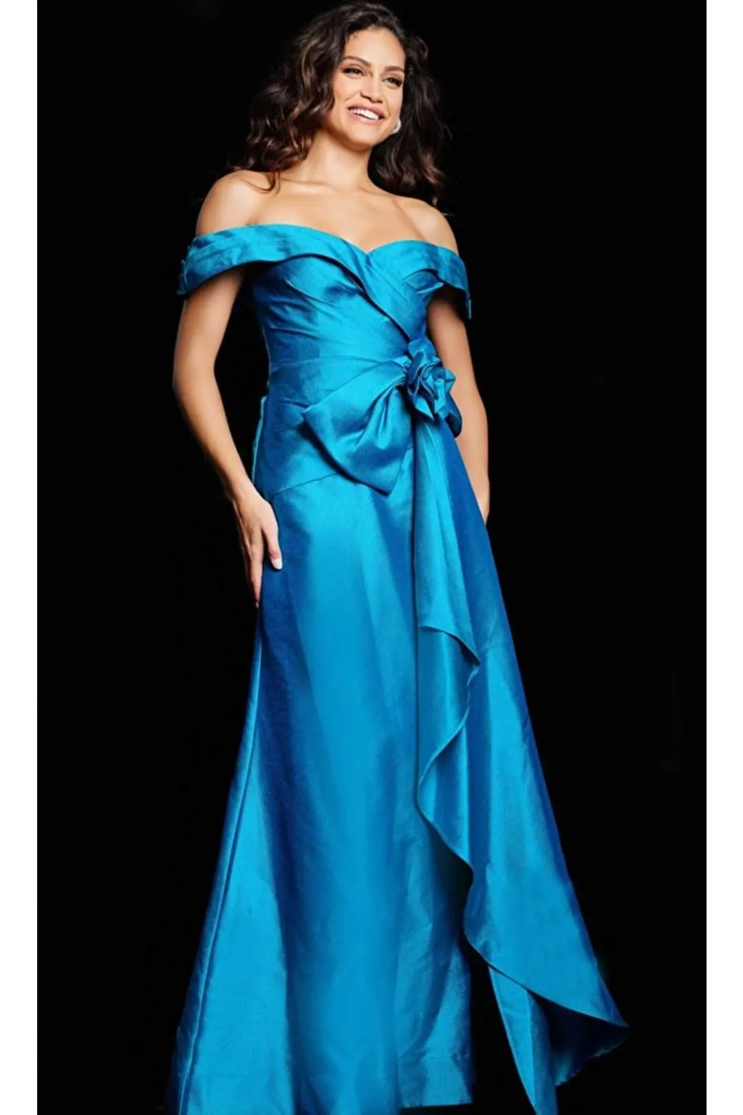 Jovani - 06774 Collared Modest Evening Dress