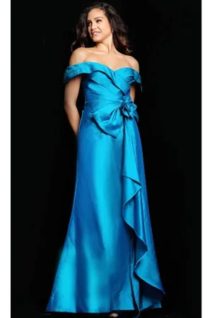 Jovani - 06774 Collared Modest Evening Dress