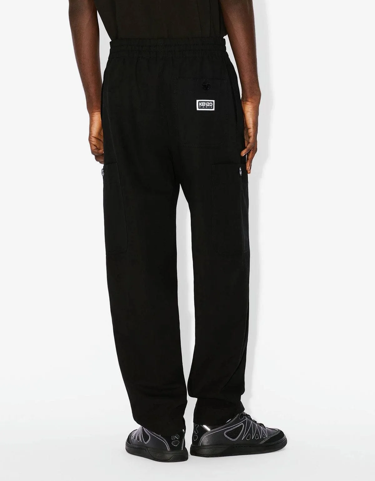 Kenzo Black Cargo Joggers