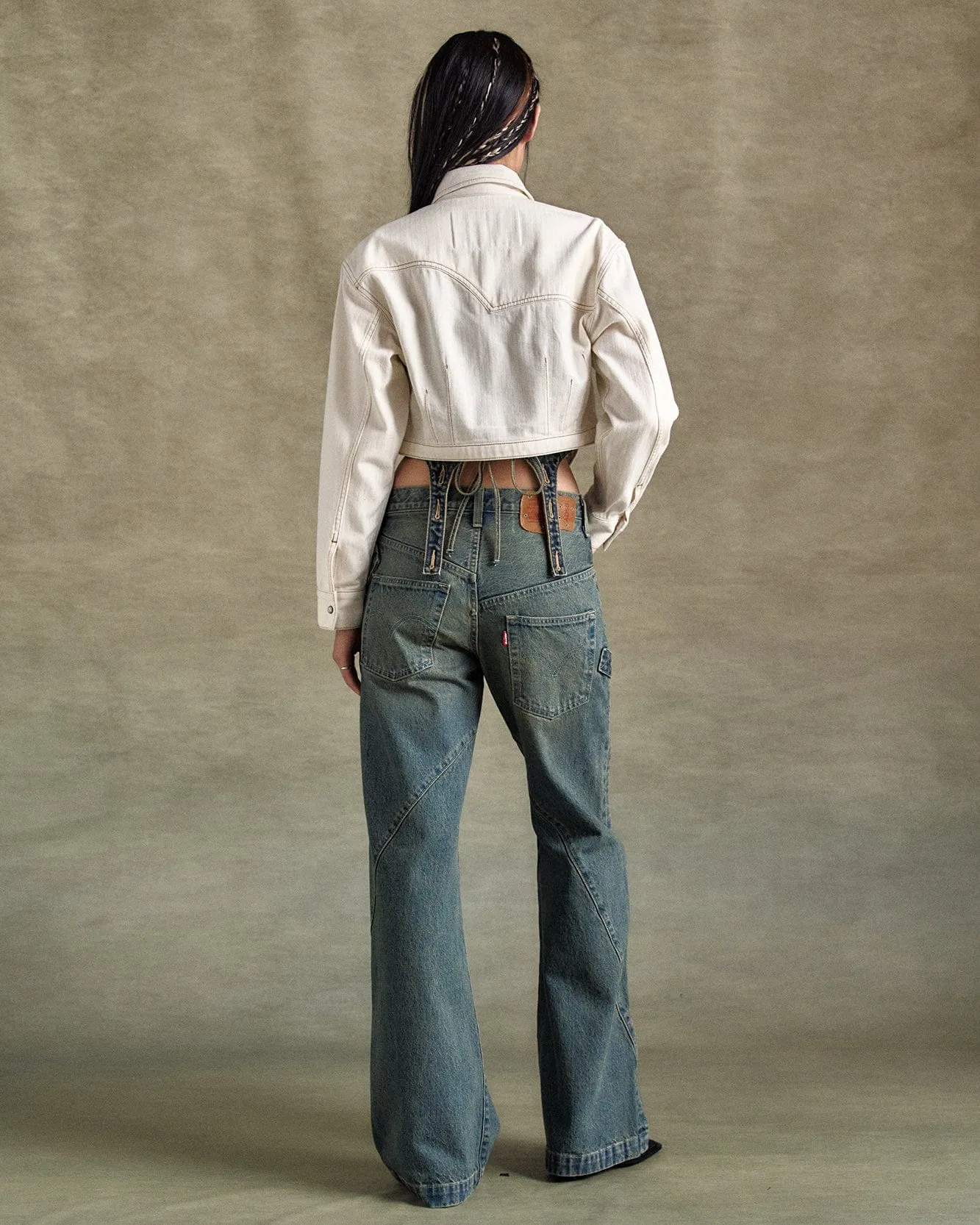 LEVIS X ADSB OVERLAY JEAN apa779u(TINTED INDIGO)