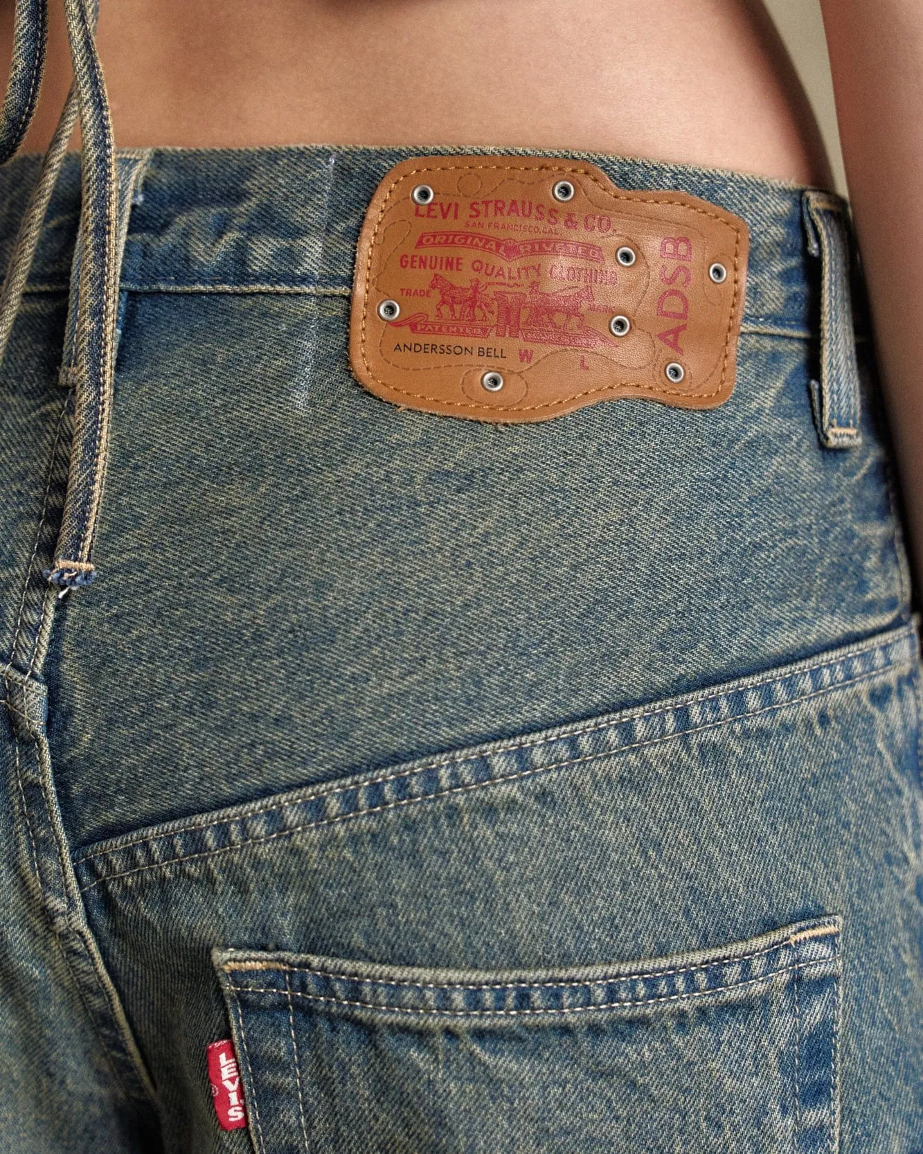 LEVIS X ADSB OVERLAY JEAN apa779u(TINTED INDIGO)