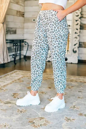 Lounge Life Leopard Print Joggers