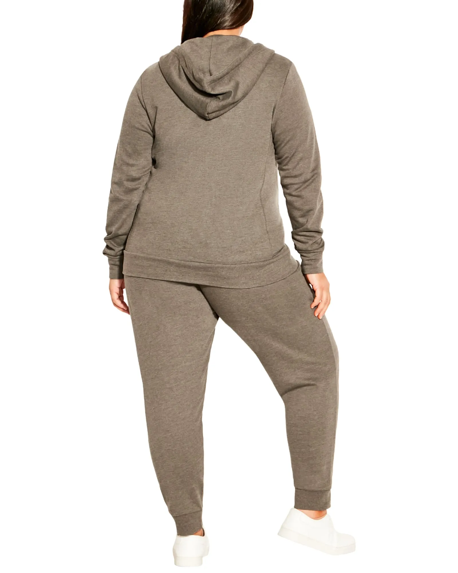 Mariah Zip Hoodie | Light Grey
