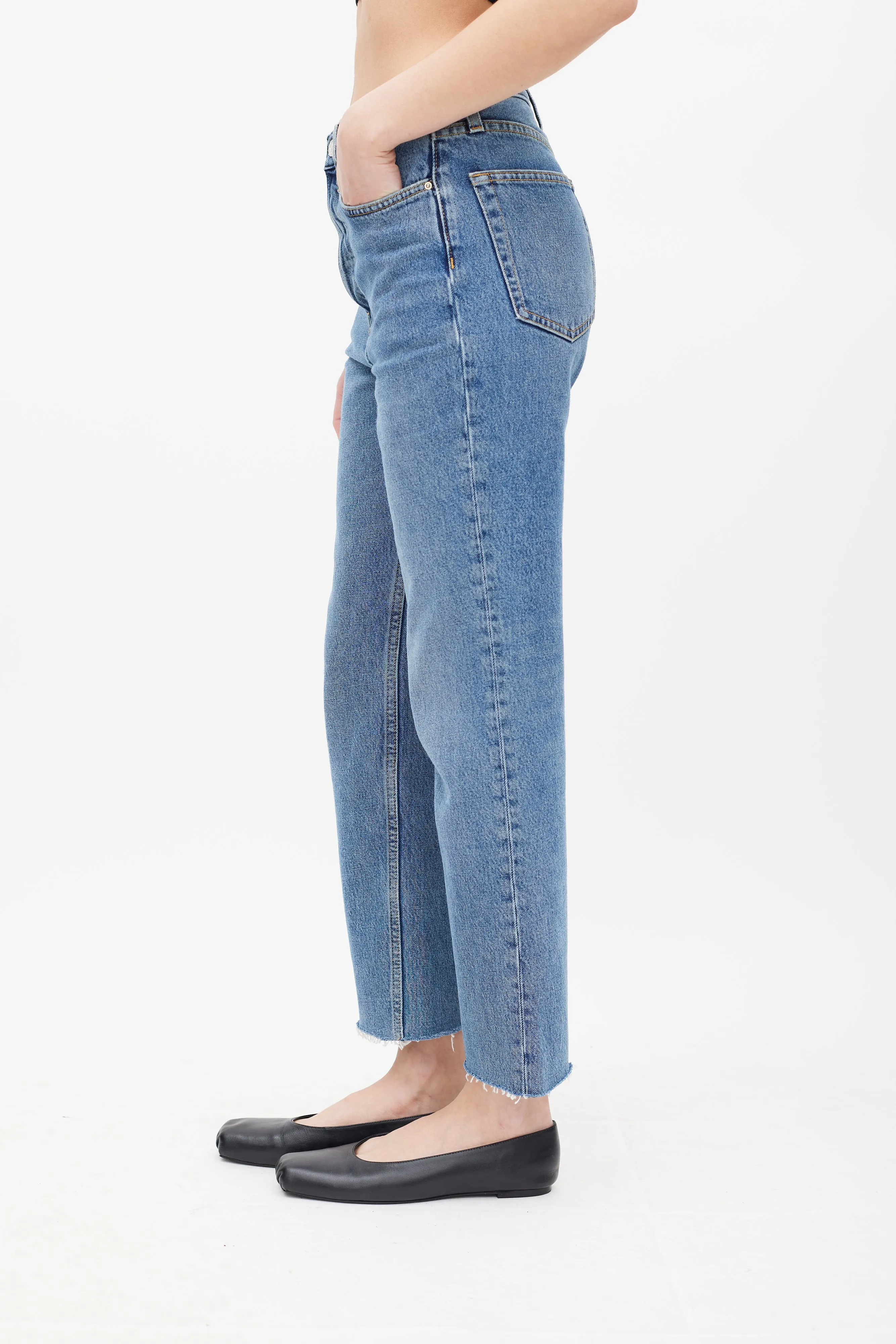 Medium Wash Classic Cut Jeans