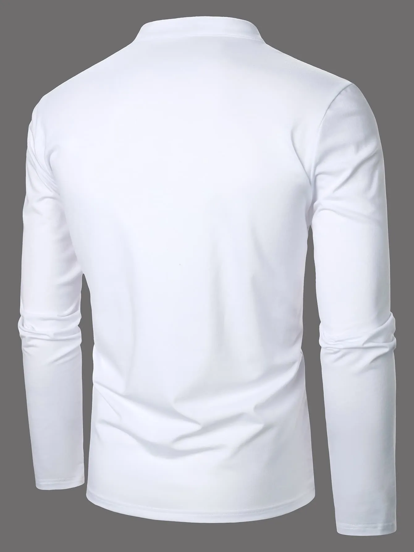 Men Contrast Trim Polo Shirt