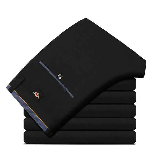 Men's Slim Fit Dress Trousers: Tailored Formal Wear