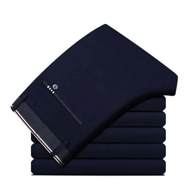 Men's Slim Fit Dress Trousers: Tailored Formal Wear