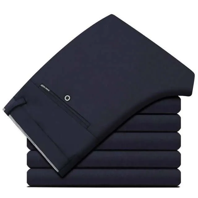 Men's Slim Fit Dress Trousers: Tailored Formal Wear