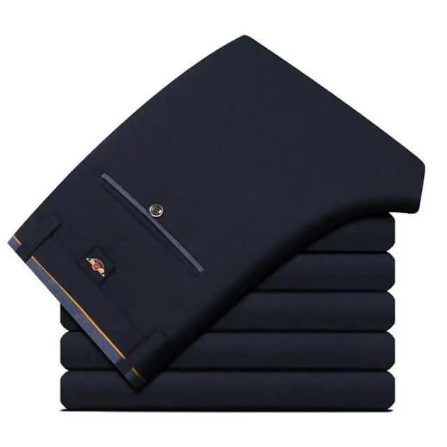 Men's Slim Fit Dress Trousers: Tailored Formal Wear