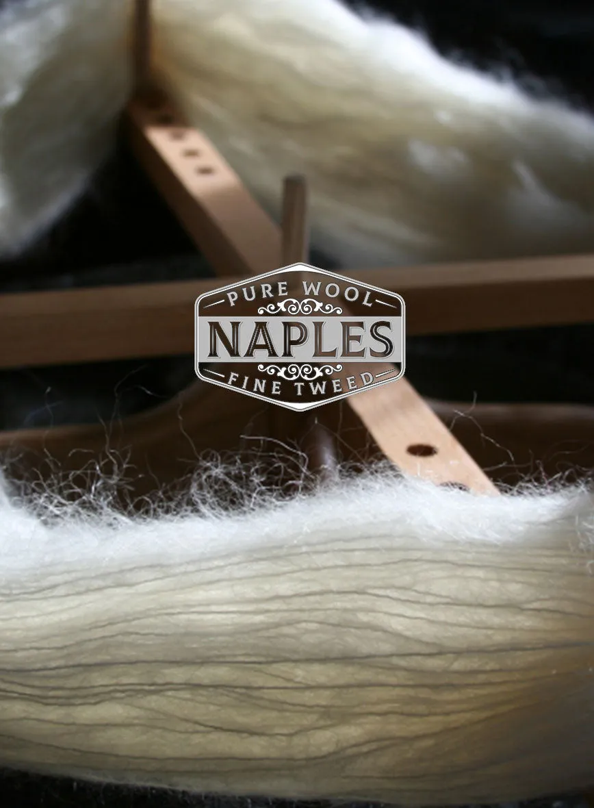 Naples Off White Tweed Suit