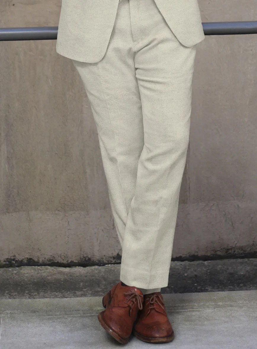 Naples Off White Tweed Suit