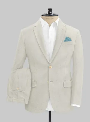 Naples Off White Tweed Suit