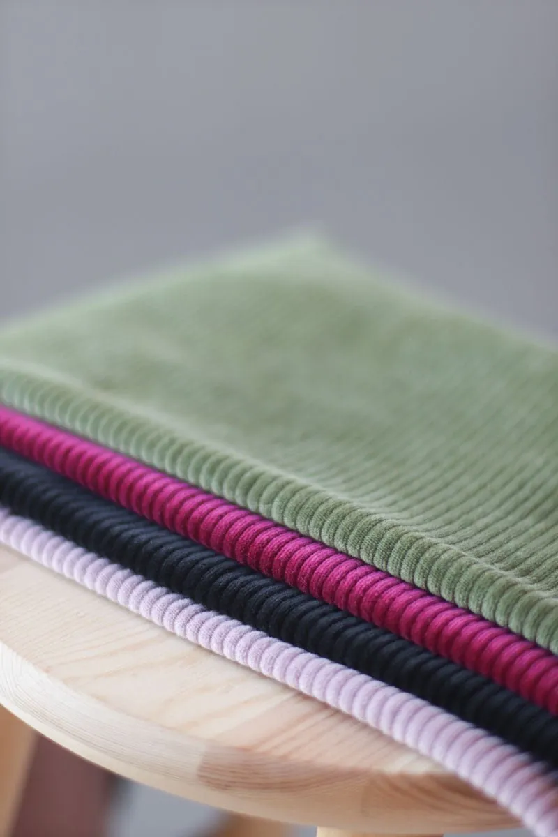 Organic Velvety Cord - OEKO-TEX® / GOTS - Mind The Maker - Olive
