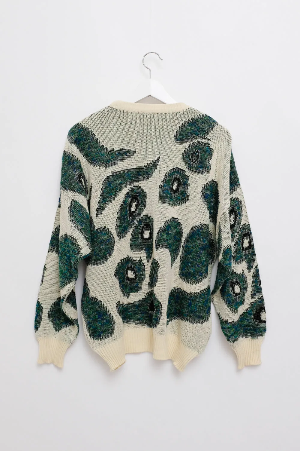 PEACOCK VINTAGE KNIT OVER SWEATER