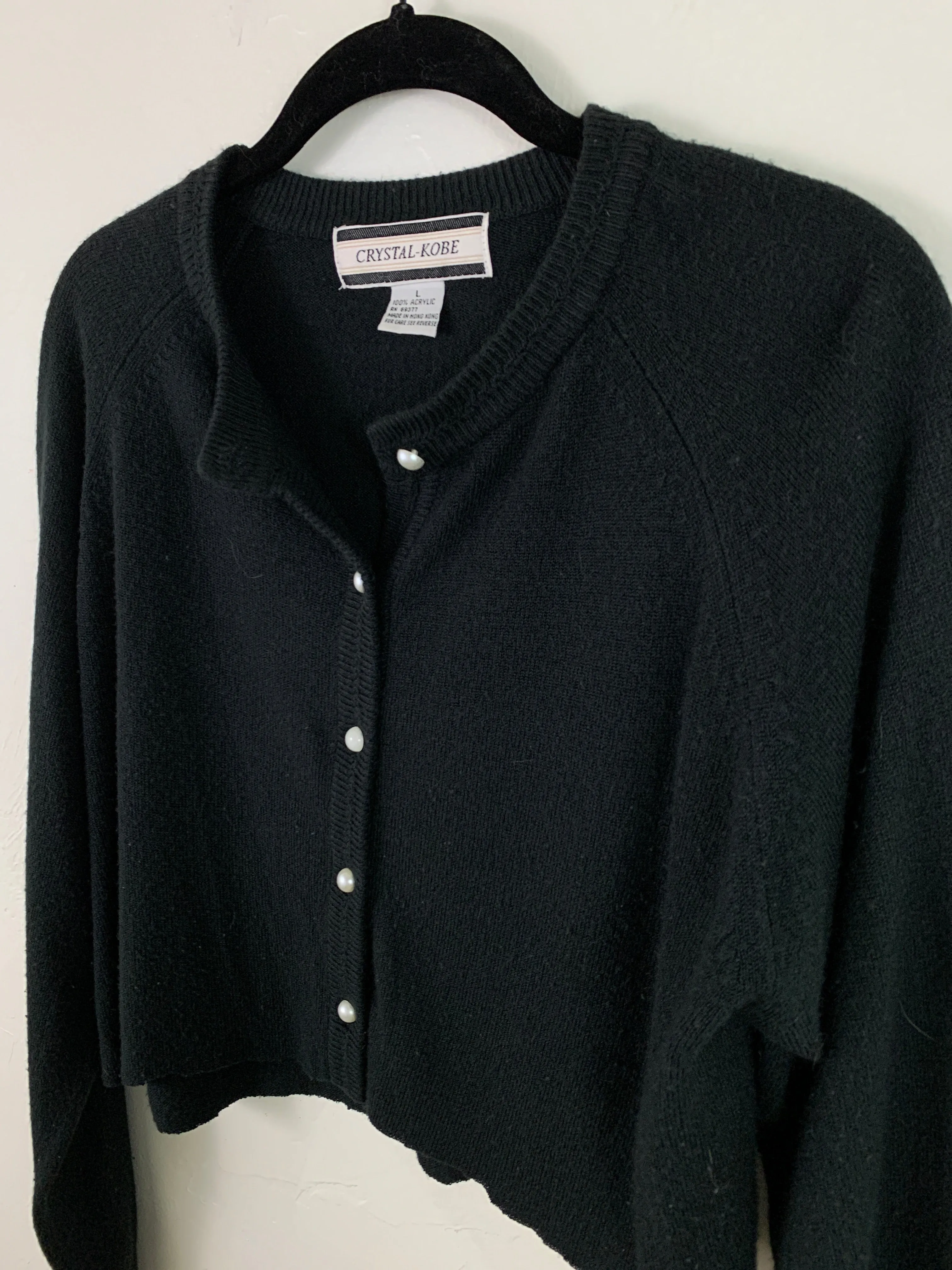 Pearl cropped cardigan