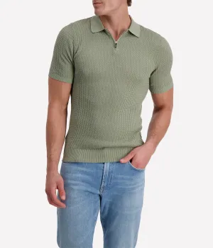 Polo Sweater in Salvia