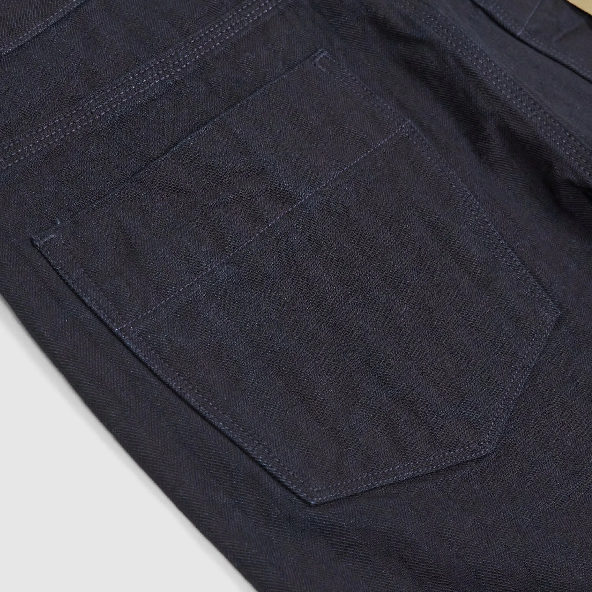 Raleigh Denim Herringbone Indigo 5 Pocket Jeans