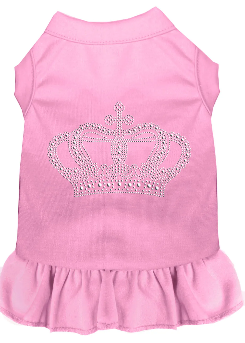 Rhinestone Crown Dress Light Pink 4x