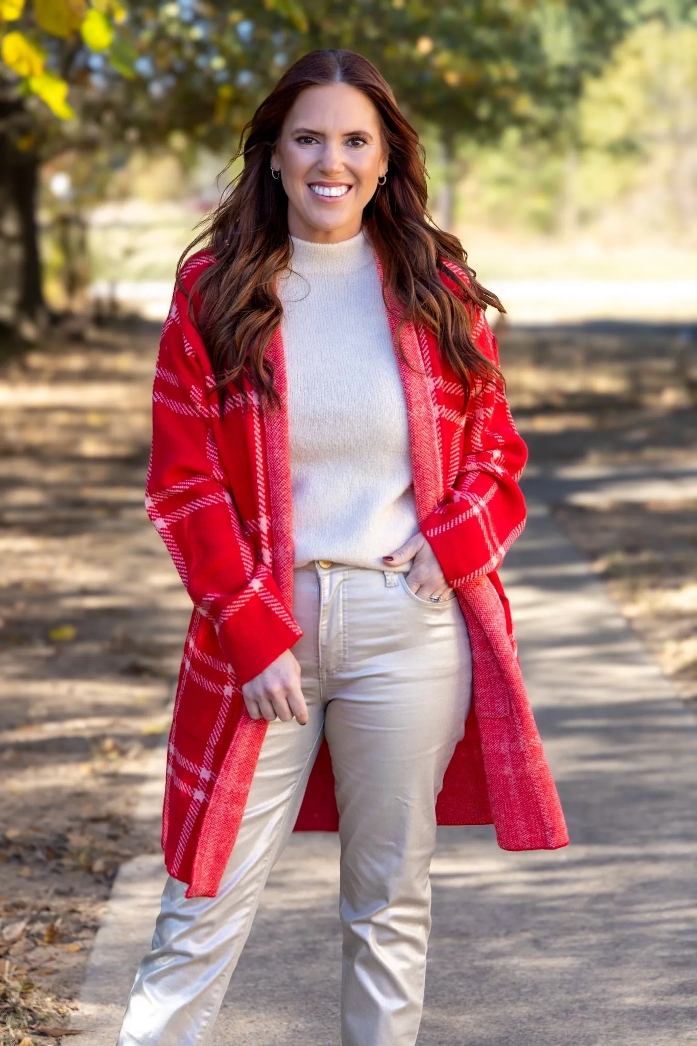 Roseanne Cardigan - Red