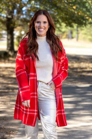 Roseanne Cardigan - Red