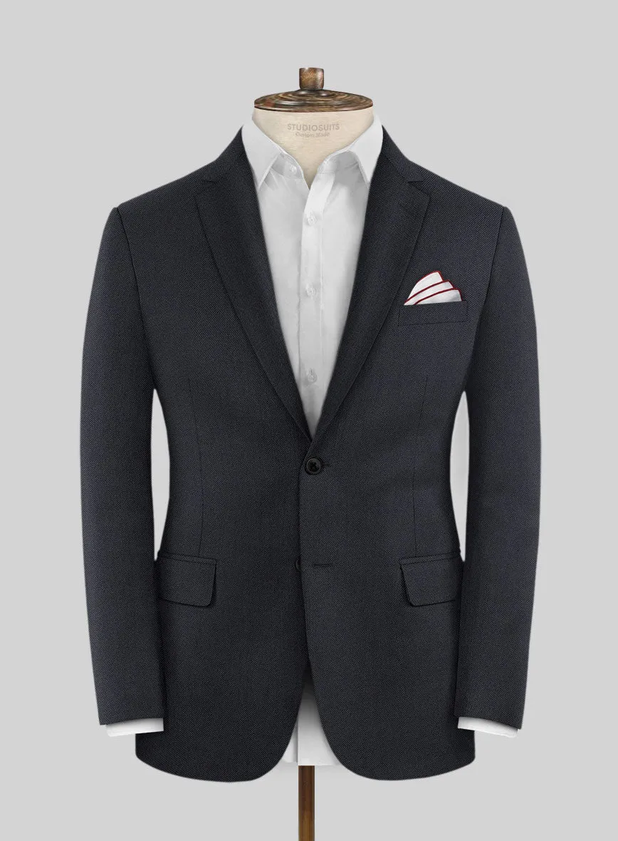 Scabal Tornado Metra Blue Wool Suit