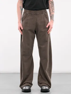 Shabby Twisted Lounge Pants (JER-103-02-BROWN)