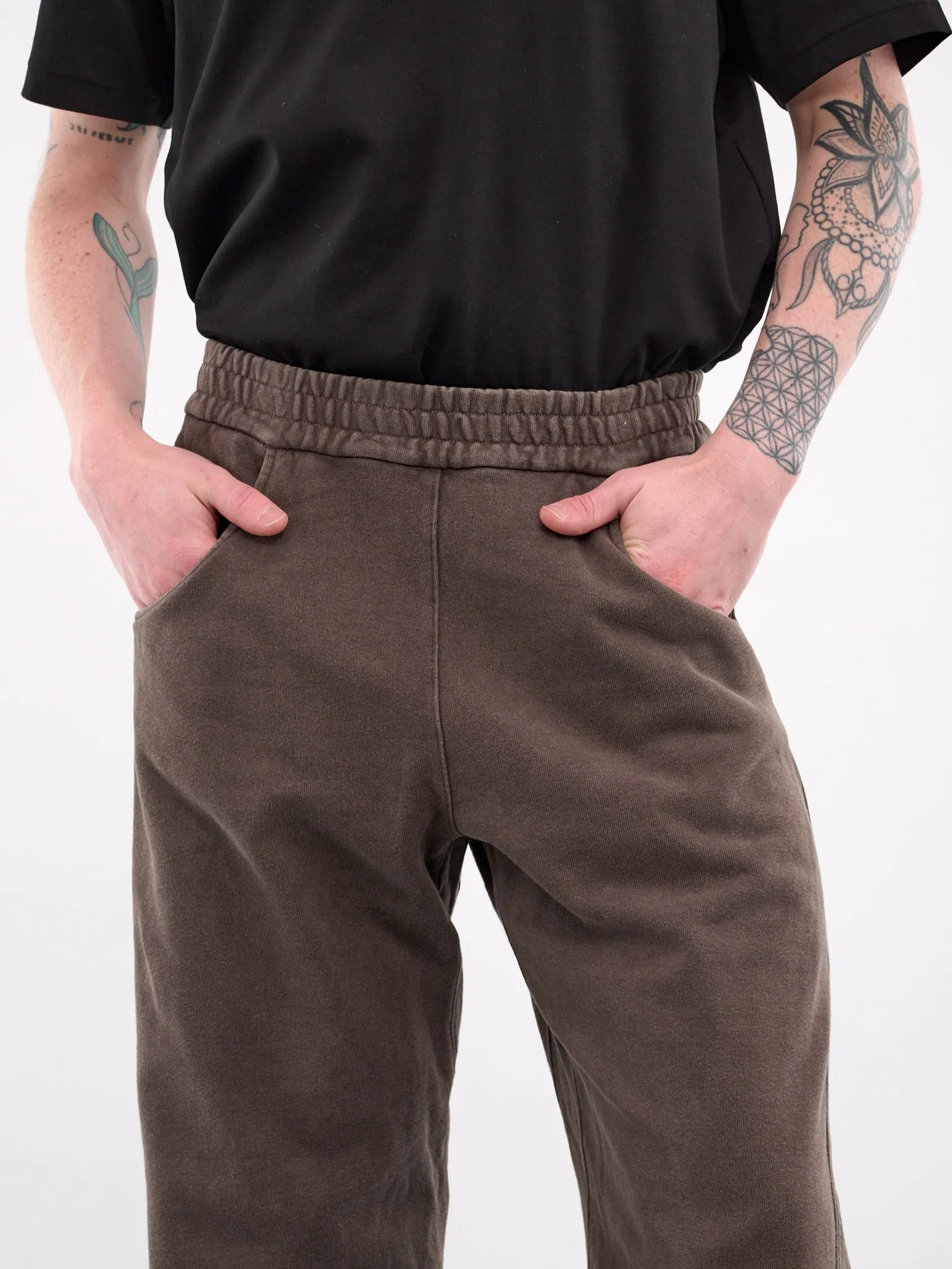 Shabby Twisted Lounge Pants (JER-103-02-BROWN)