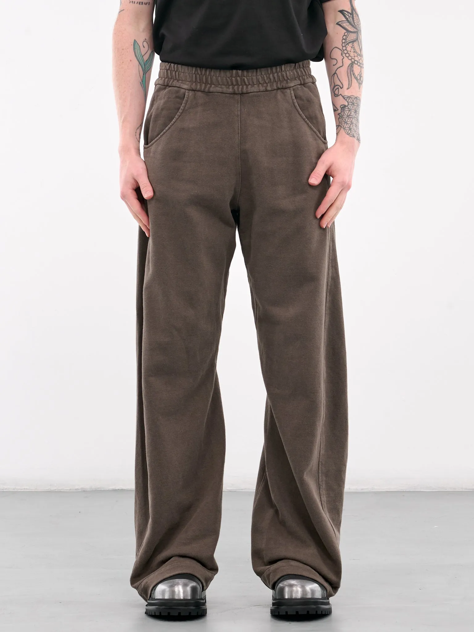 Shabby Twisted Lounge Pants (JER-103-02-BROWN)