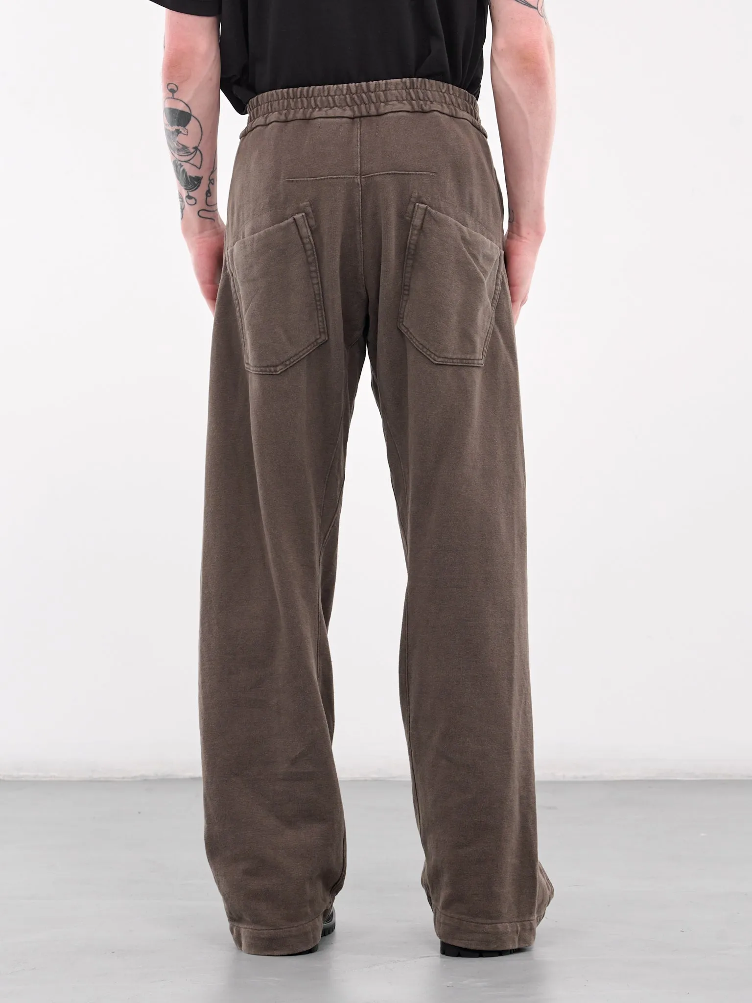 Shabby Twisted Lounge Pants (JER-103-02-BROWN)
