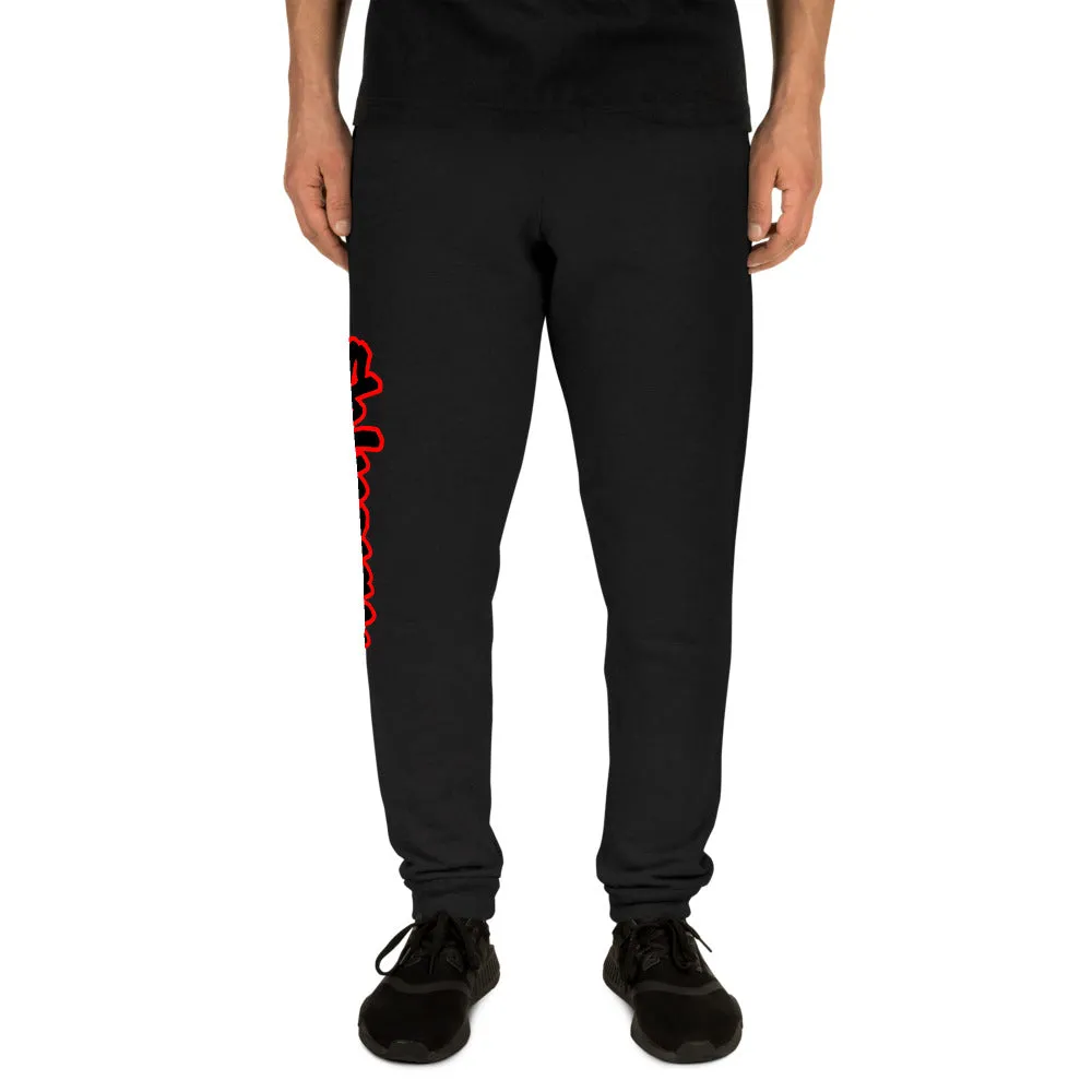 SHTNONM - Unisex Graffiti Jogger (Red)
