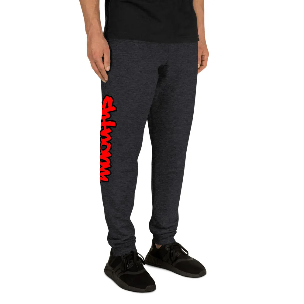 SHTNONM - Unisex Graffiti Jogger (Red)
