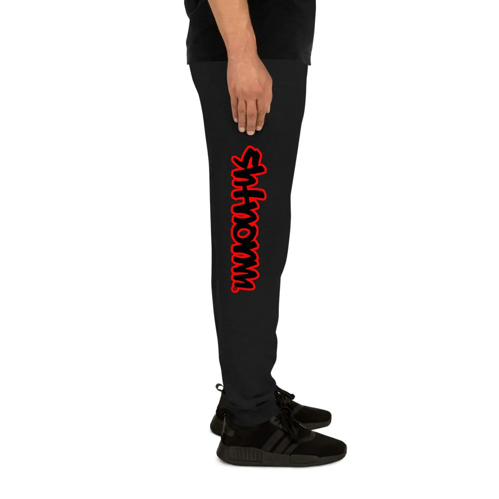 SHTNONM - Unisex Graffiti Jogger (Red)