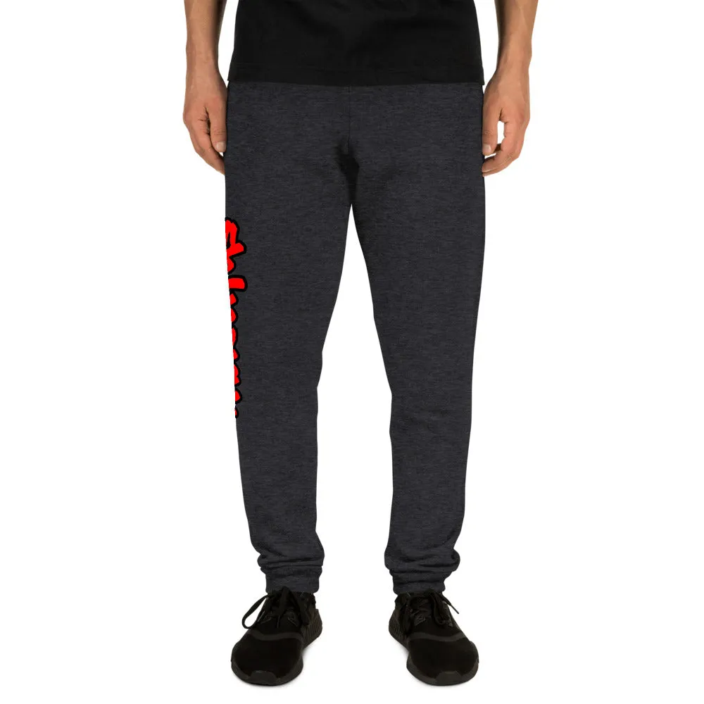 SHTNONM - Unisex Graffiti Jogger (Red)