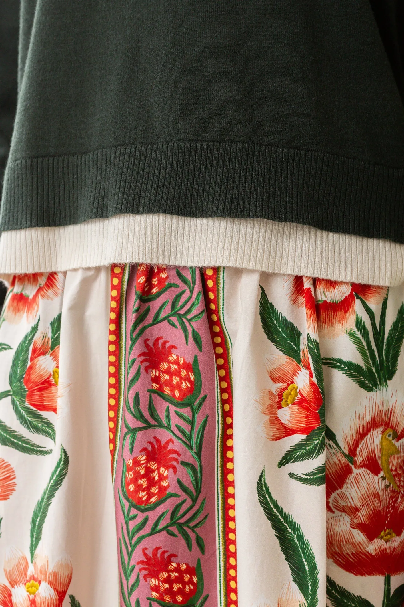 Soft Knit Crew Neck Sweater in Sea Moss