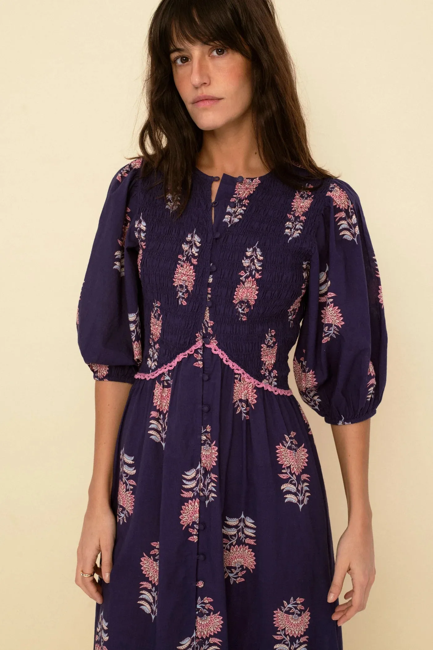 Sonmer Magnolia Dress Blue