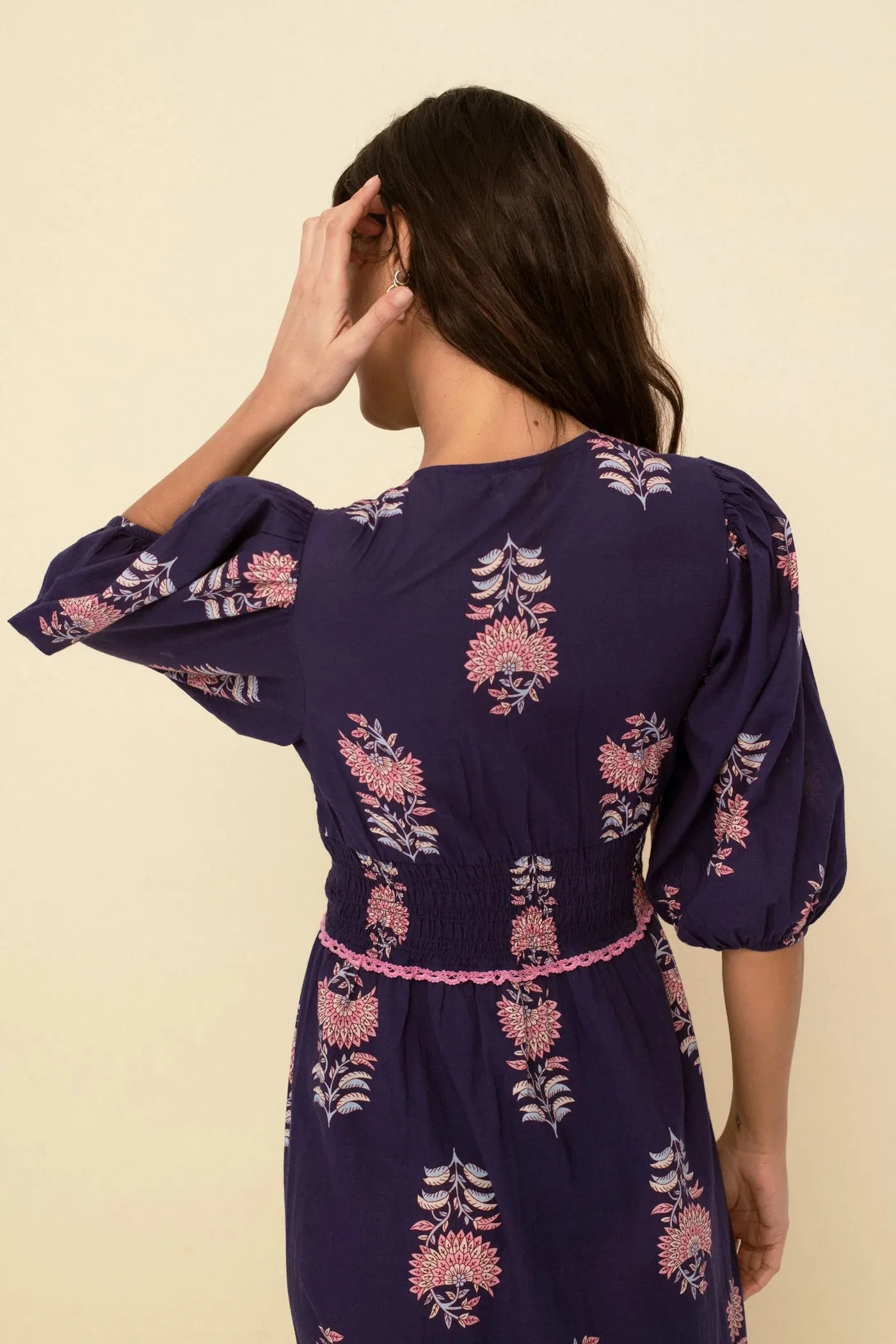 Sonmer Magnolia Dress Blue