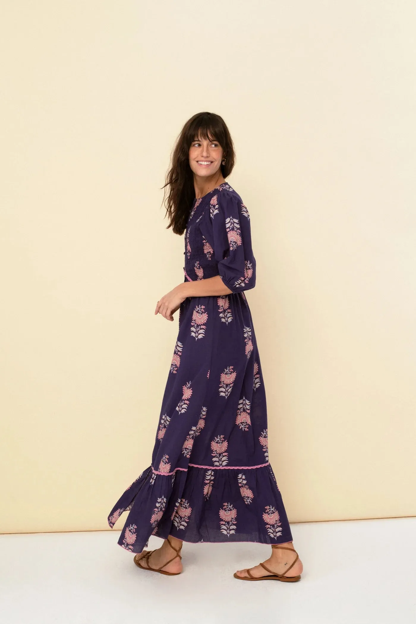 Sonmer Magnolia Dress Blue