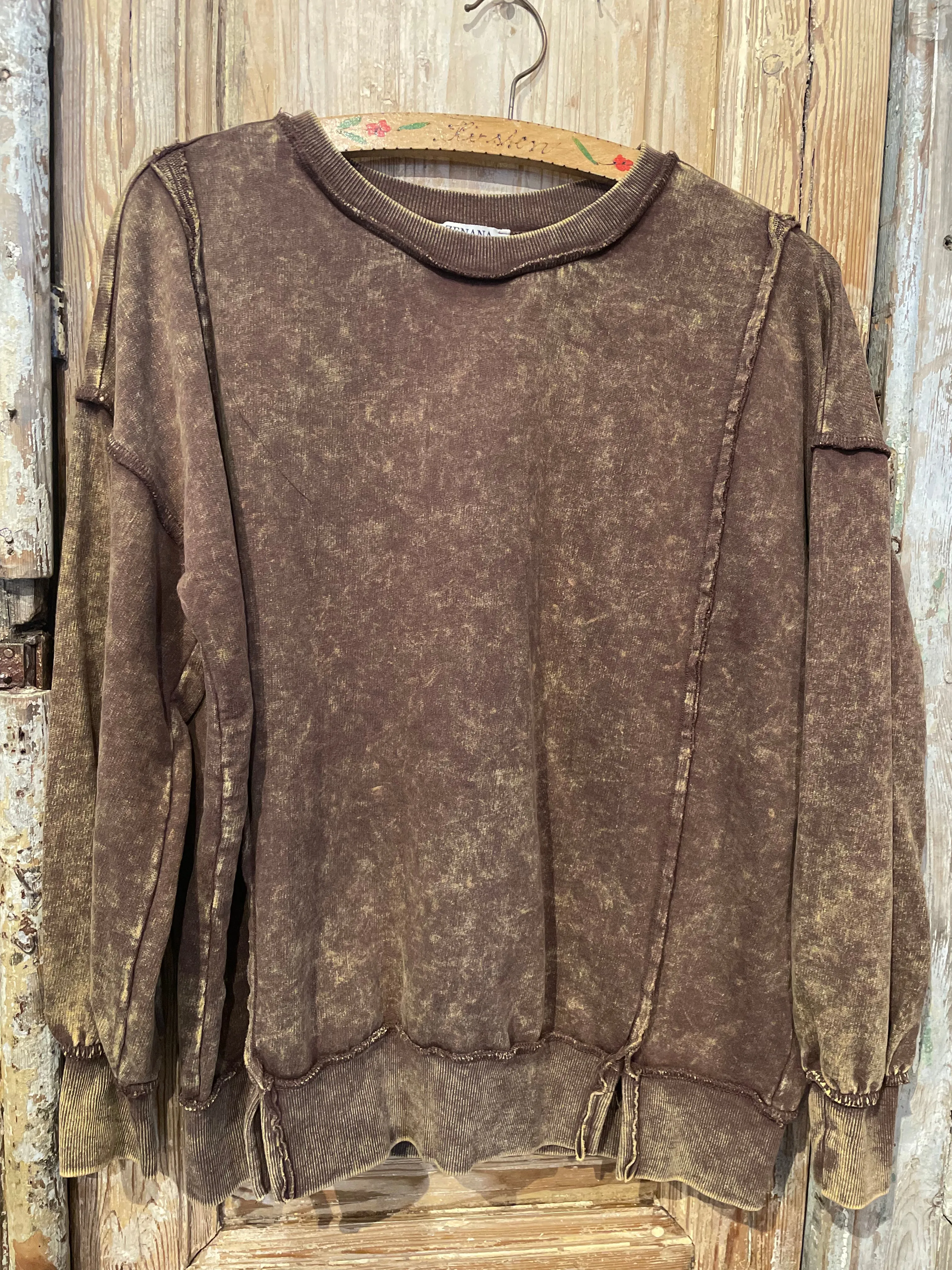 Split Cuff Sweatshirt 2-9882