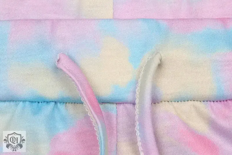 Tie Dye Drawstring Pants