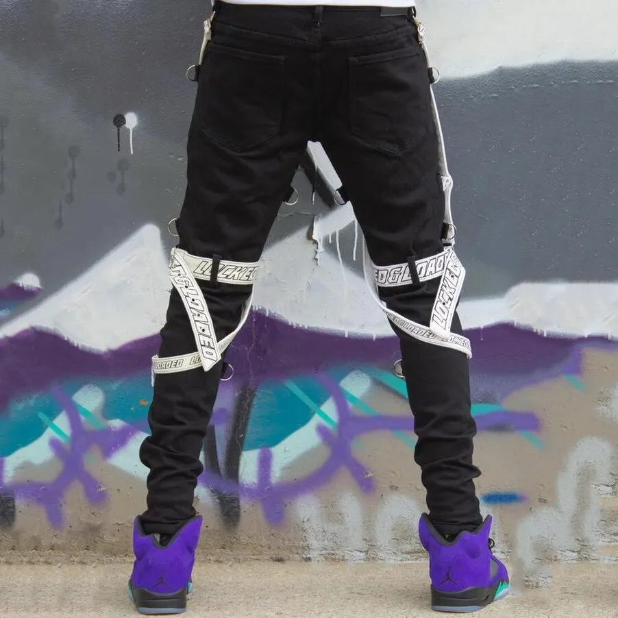 WLS Streetwear Stacked Jeans Urban Pants