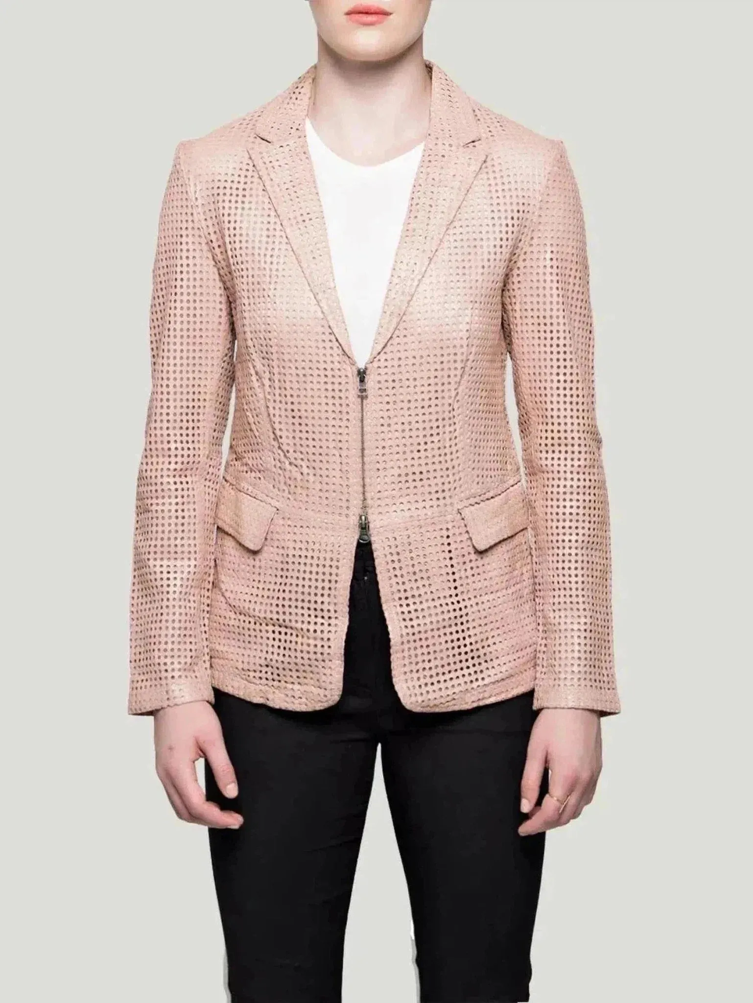Women’s Reversible Leather Jacket | Genuine Leather | Versatile Street Style with Chic Collars | One Posh Closet