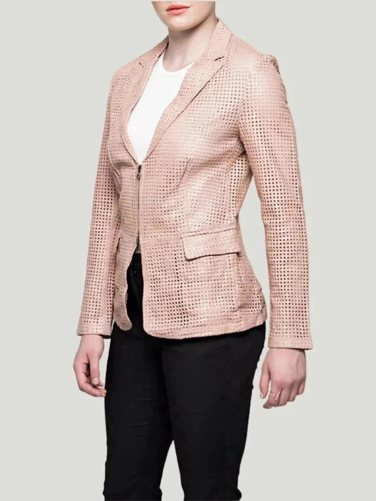 Women’s Reversible Leather Jacket | Genuine Leather | Versatile Street Style with Chic Collars | One Posh Closet