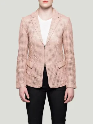 Women’s Reversible Leather Jacket | Genuine Leather | Versatile Street Style with Chic Collars | One Posh Closet