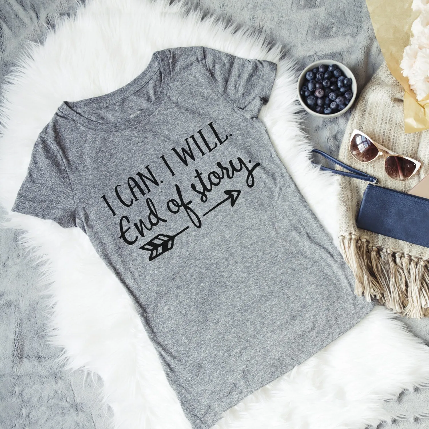 Workout Shirt - I can I Will End of Story Arrow Tshirt